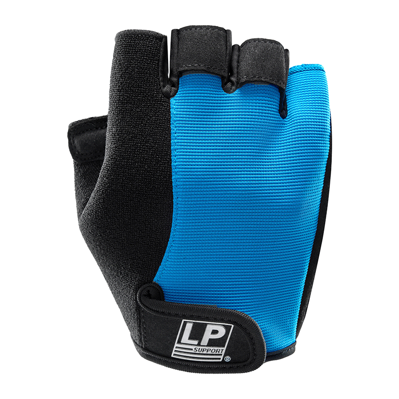 LP 6005CK Wear-Resistant Non-Slip Sports Half-Finger Fitness Gloves for Men Pull-Up Deadlift Training Black M