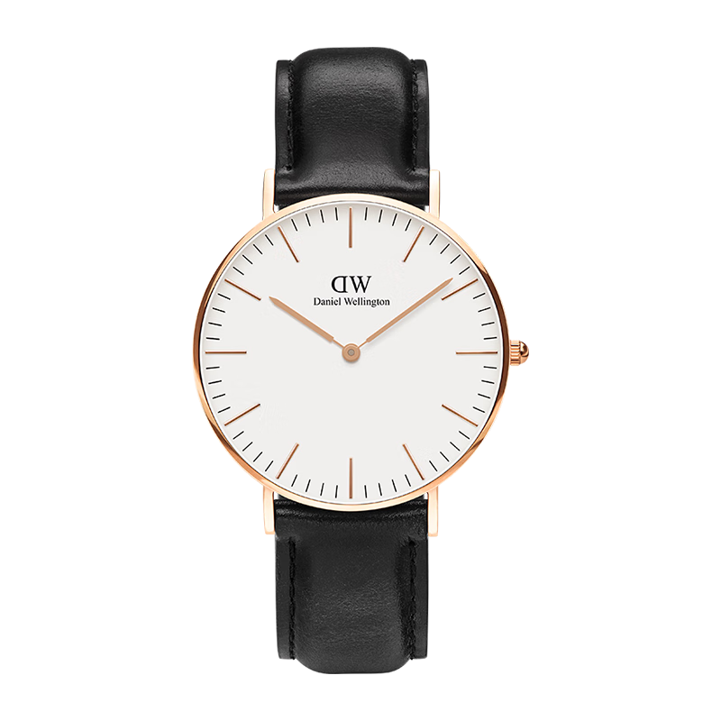 DanielWellington DW Men's Watch, Classic Leather Simple Fashion European And American Quartz Wristwatch, Birthday Gift for Boyfriend, DW036