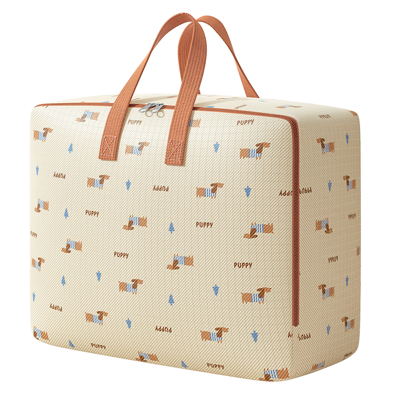 Baicaoyuan Oxford Cloth Storage Bag Medium Moving Packing Bag Quilt Storage Woven Luggage Courier Clothes Bag 1 Piece