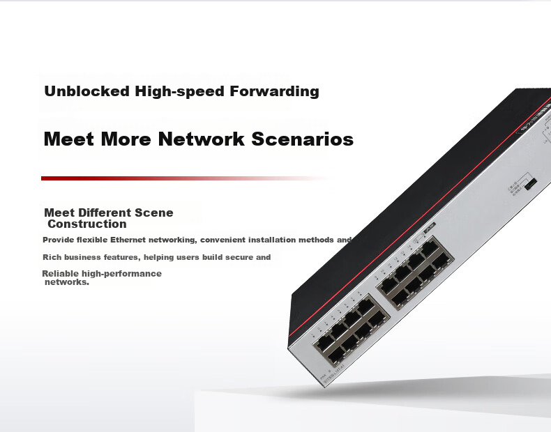 HUAWEI S1730S-L16T Gigabit Switch, 16-Port Gigabit Ethernet Port Network Splitter, Small Home And Enterprise-Grade, Replacement for S1700-16G 3
