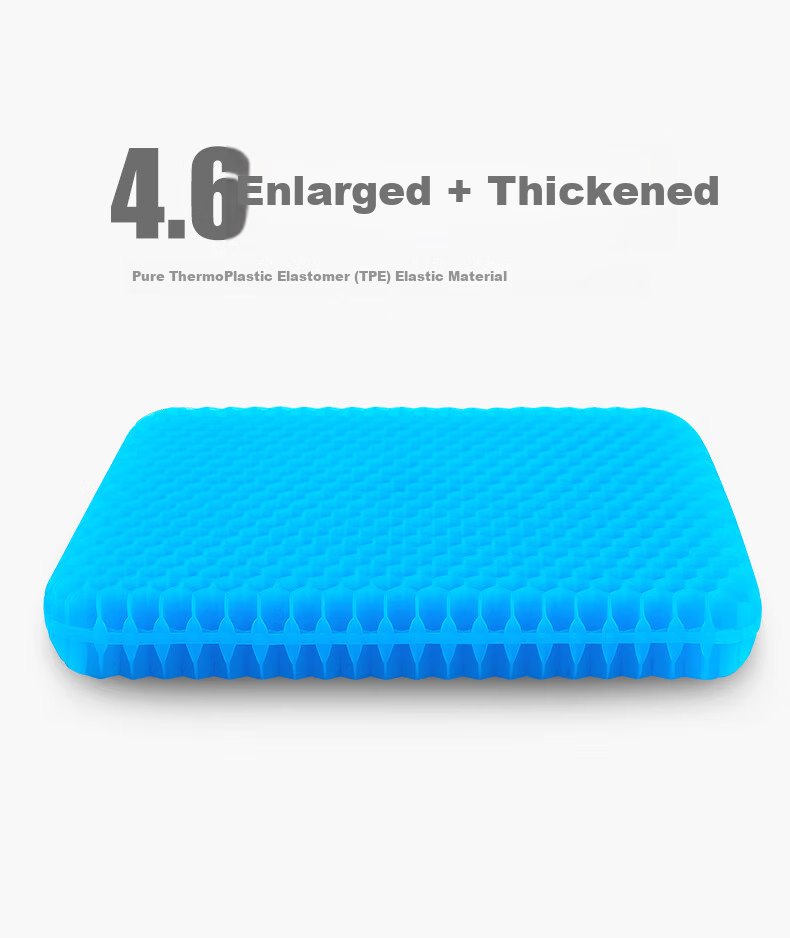 Youtengyouju YOTOK (Japan), Genuine Honeycomb Gel Seat Cushion, Summer Office Cooling Pad, Anti-Bottom Pain, Long-Sitting Butt Pad 2
