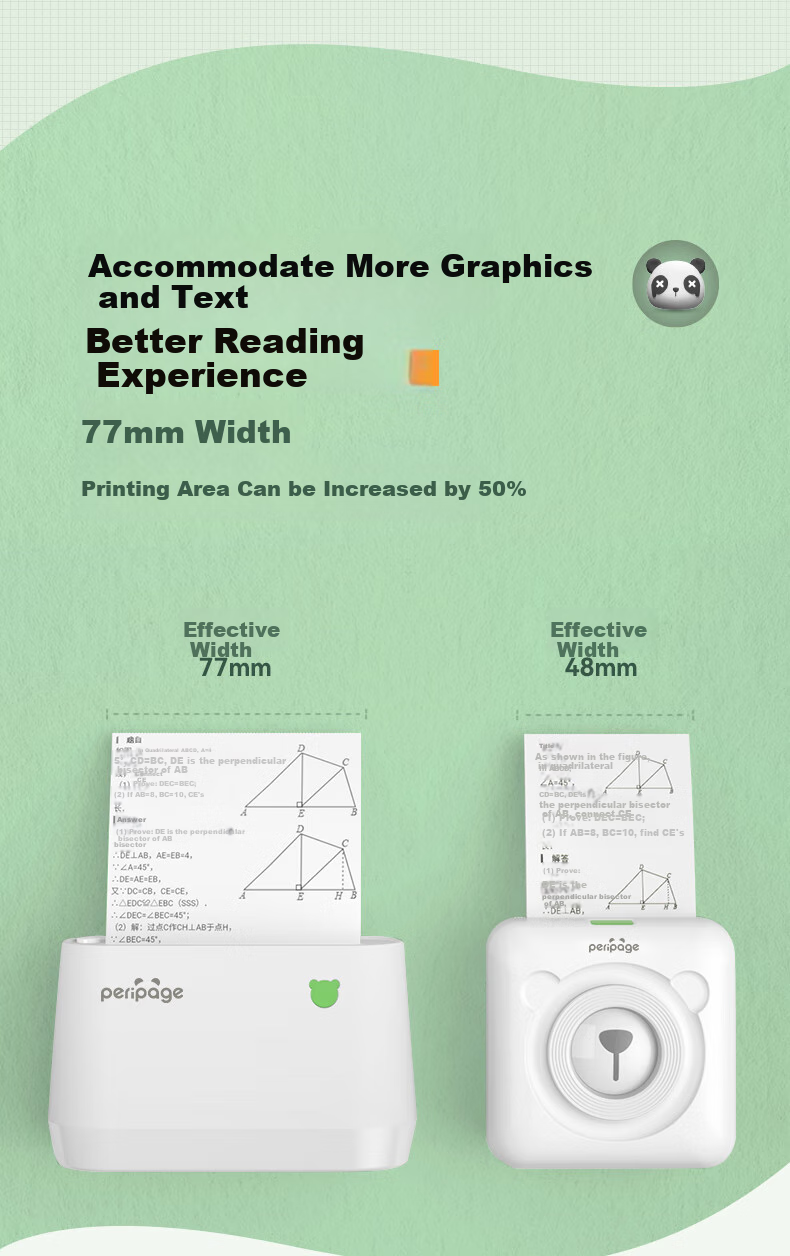 Ailixiong Error Correction Printer for High School Students, Instant Printing A9S Ultra-Clear 3-Inch Organizer Tool, No-Copy Mini Portable Photo Thermal Printer for Middle And High School Students, Home Use 6
