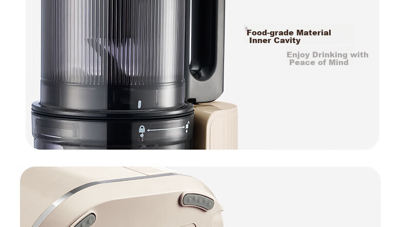 Joyoung ZMD Peace of Mind Series, Juicer, Large Diameter Multifunctional Juicer, No-Pulp Separation, Fully Automatic Juice And Vegetable Extractor LZ5 34