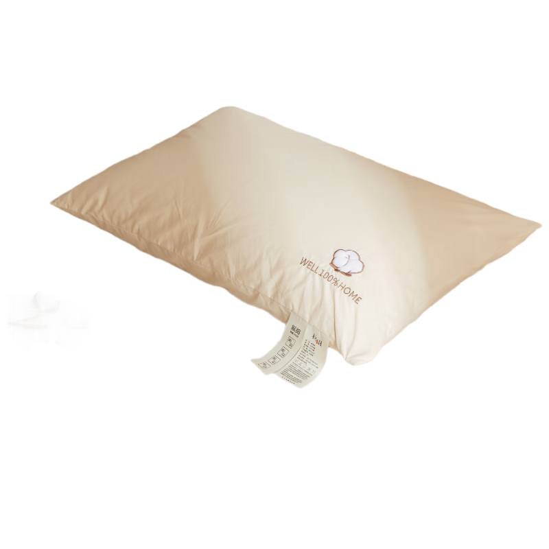 Royal Dynasty Furniture A-Class Xinjiang Long-Staple Cotton Pillow 100% Cotton Pillow Core Removable Core Medium Pillow [Upgraded Embroidery Edition]