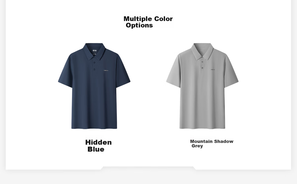 TOREAD Short-Sleeve T-Shirt, Spring And Summer Men's Sports Top, Collared Polo Business Quick-Dry Shirt, TAJJCN81827 7