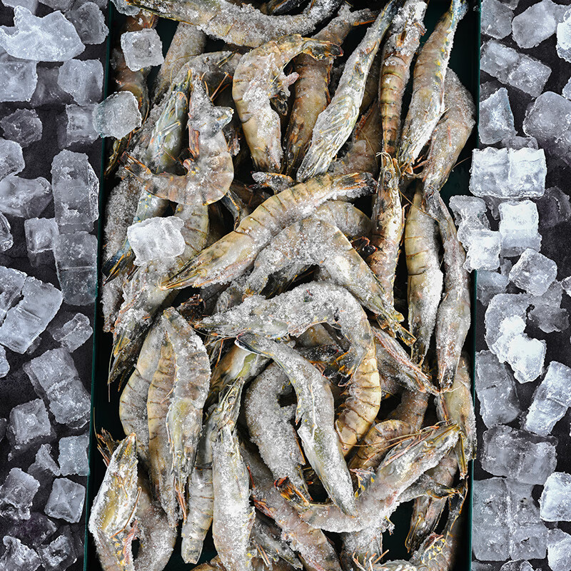 1号会员店（One's Member）泰国活冻黑虎虾 斑节对虾 海鲜水产 净重2斤（41-50只）