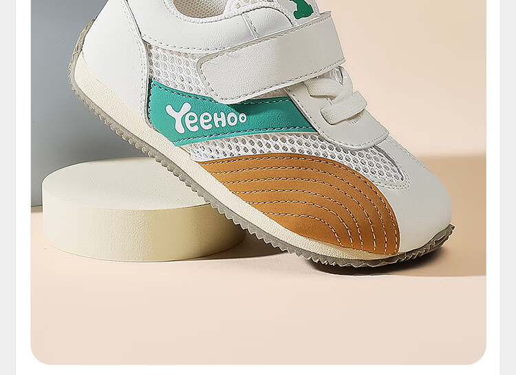 YEEHOO Baby Shoes Summer Breathable Mesh Casual Soft Sole Non-Slip Steady Toddler Sports Walking Shoes 1
