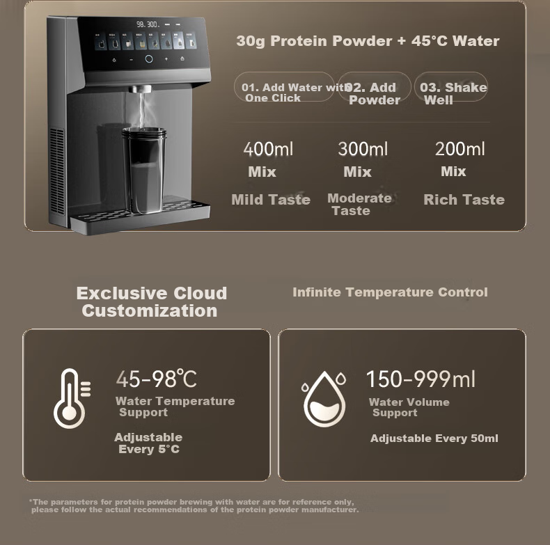 CASDON Wall-Mounted Direct Drinking Water Dispenser with Refrigeration And Heating Functions, Integrated Beverage Machine for Home Use, Sideboard Model KG1, Yang Mi's Choice 6