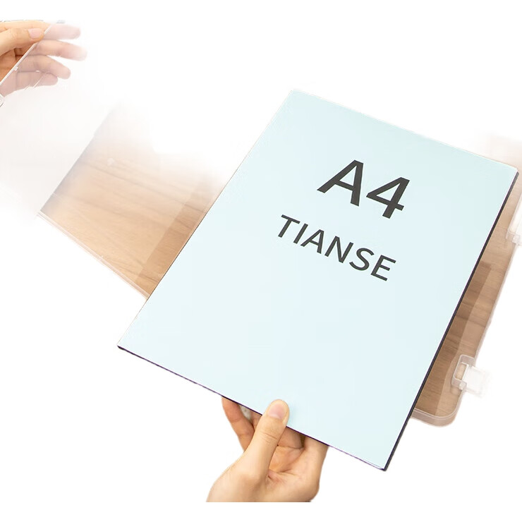 Прозрачная коробка для документов TIANSE A4, 20 мм, водонепроницаемый органайзер для офисных принадлежностей, TS-314