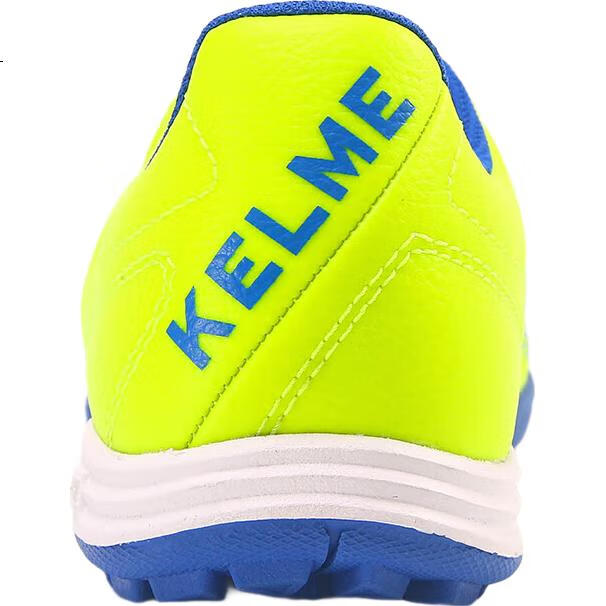 Футбольные бутсы KELME для мужчин, модель Competition TF, для искусственного газона, дышащие, нескользящие, для студентов, флуоресцентный желтый/королевский синий, размер 40