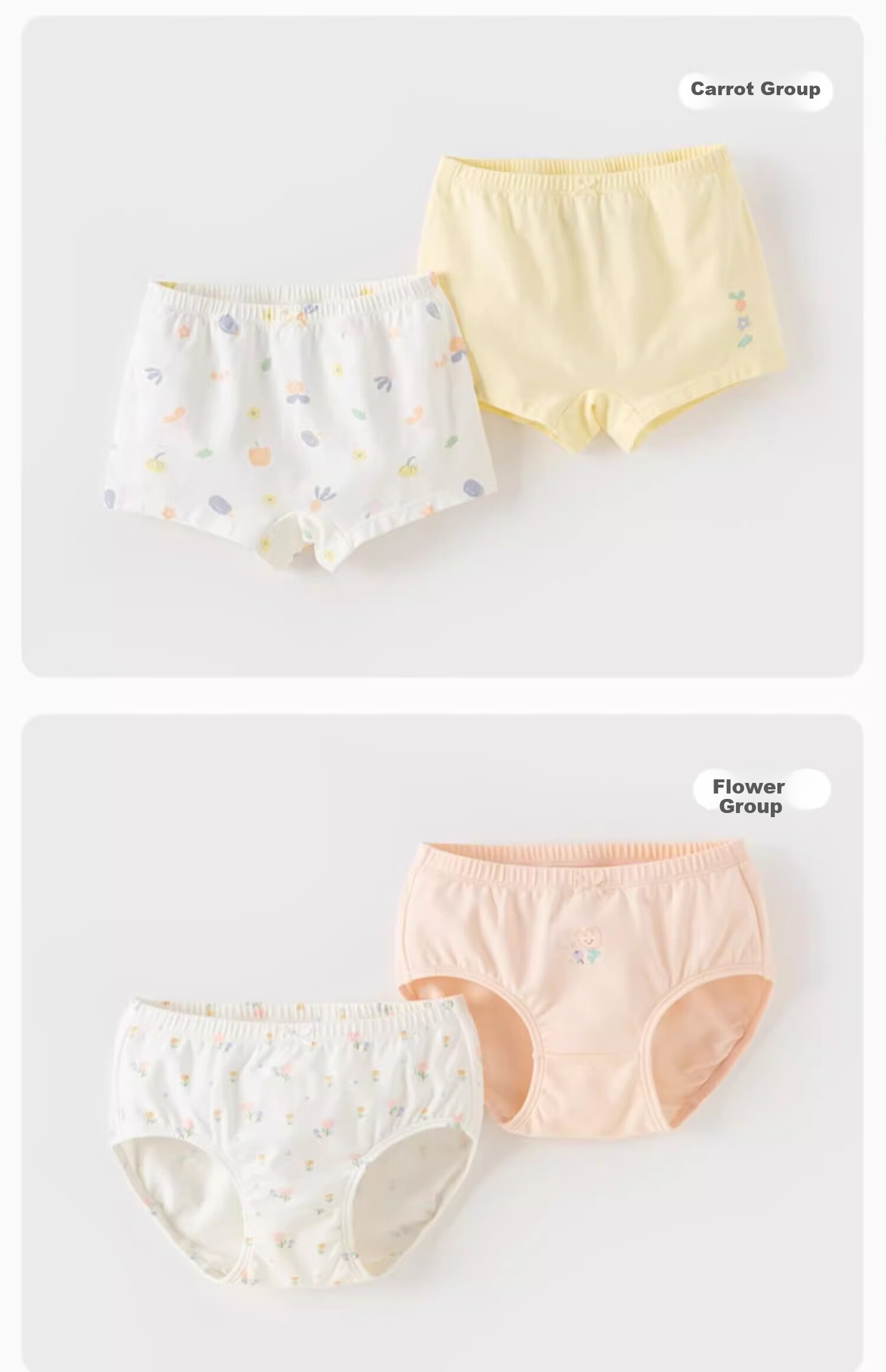DAVE & BELLA [Two-Pack] Children's Underwear, Baby Boxer Briefs for Girls, Boy Shorts, Comfortable Fit without Pinching 19
