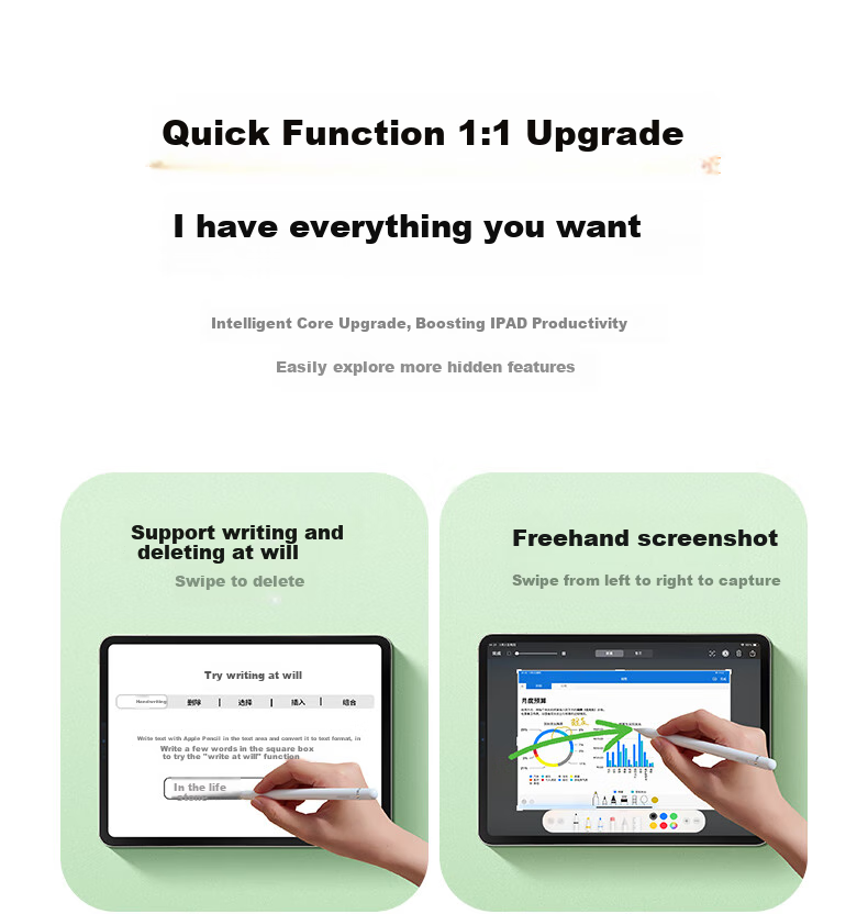 UGREEN Capacitive Stylus Touch Pen [Quick Charge] Compatible with 2026 Pro/Air 8/Mini/iPad11 Tablet Screen IPad Pencil Writing Pe 26