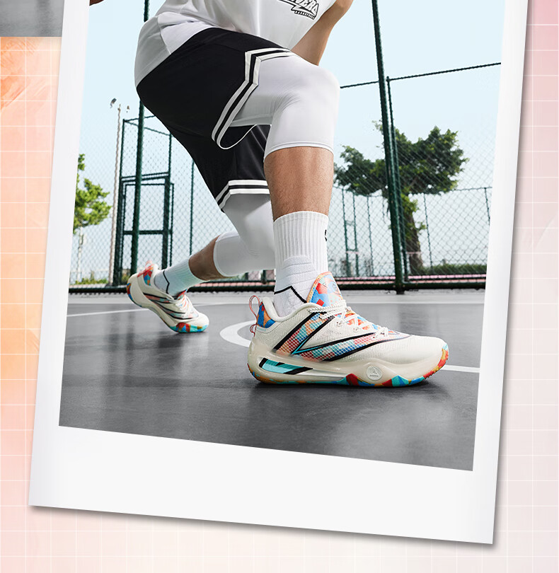 PEAK Challenger 3.0 Basketball Shoes Men's Autumn Professional Shock Absorption Anti-slip Sports Shoes DA540031 4