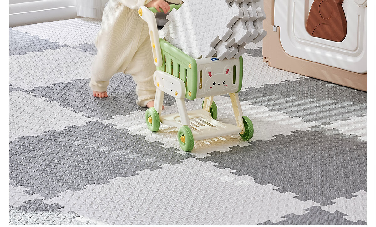 Zichen Baby Crawling Mat Foam Floor Mat Anti-Fall Thickened Puzzle Mat Crawling Pad Tatami Floor Mat 43