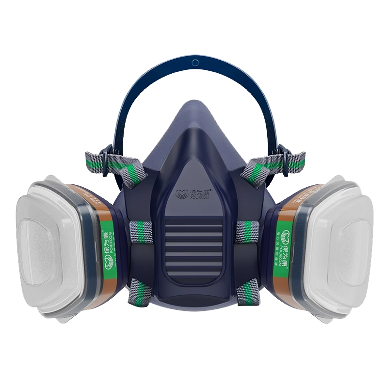 Baowei Kang 79A1 Silicone Gas Mask Toxic Gas Protection Industrial Chemical Spray Pesticide Spraying Renovation Dust Formaldehyde Protection Mask (7-Piece Set)