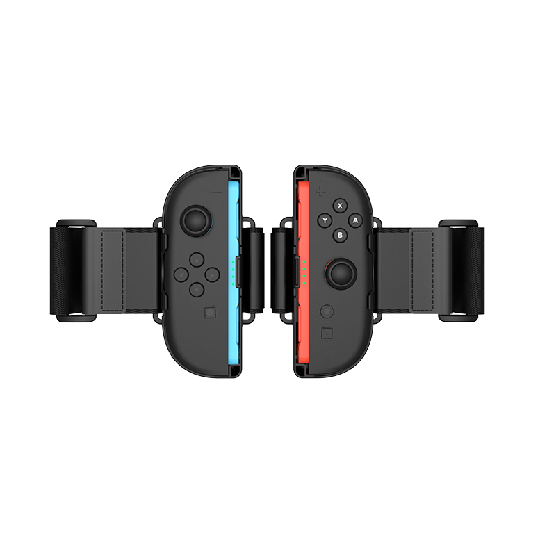 Liangzhi Compatible with Nintendo Switch Joy-Con Controller Strap, for Switch 2 Detachable Controllers, NS2 Dance Pad Full Open Motion Game Binding Accessory, Black L1083