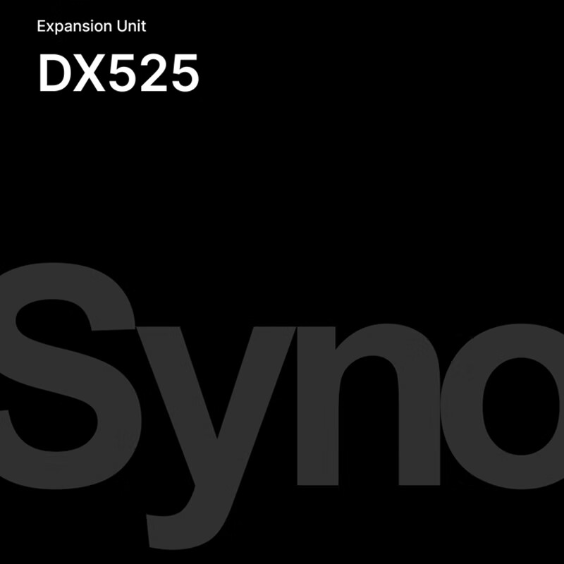 Synology DX525 Five-Bay NAS Network Storage Server Expansion Device Disk Array, Standard Configuration without Disks (Must Be Used with Compatible Host, Please Consult Customer Service)