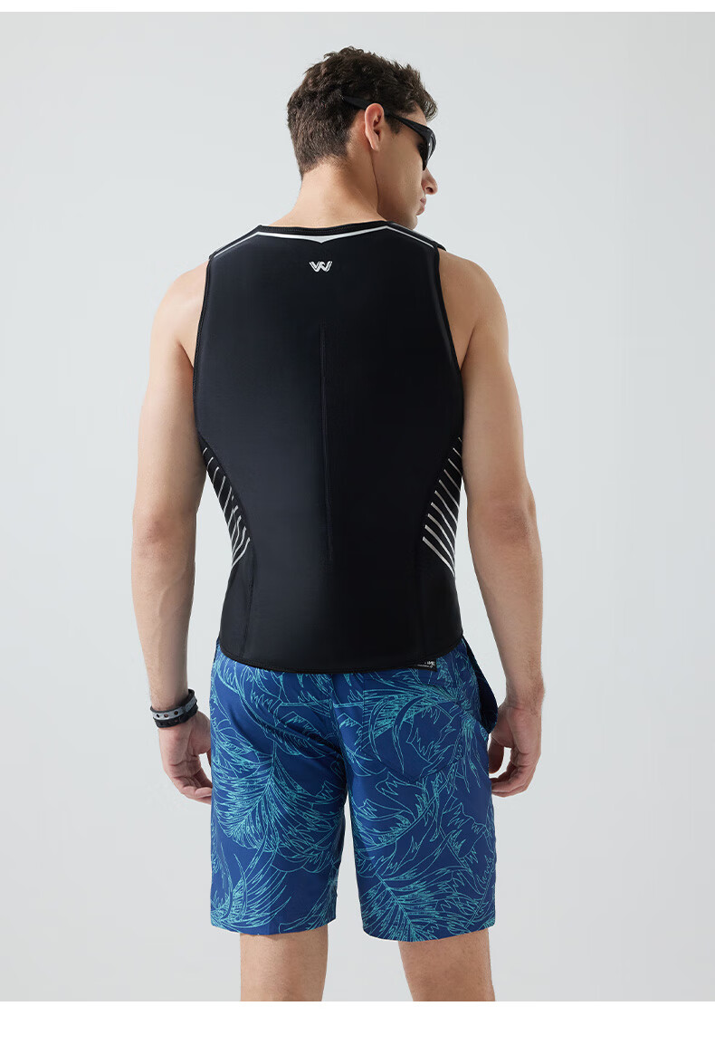 WATERTIME Buoyancy Aid, Portable Lightweight High Buoyancy Women's Paddleboard, Jet Ski Fishing Surfing Vest, Black, M 3