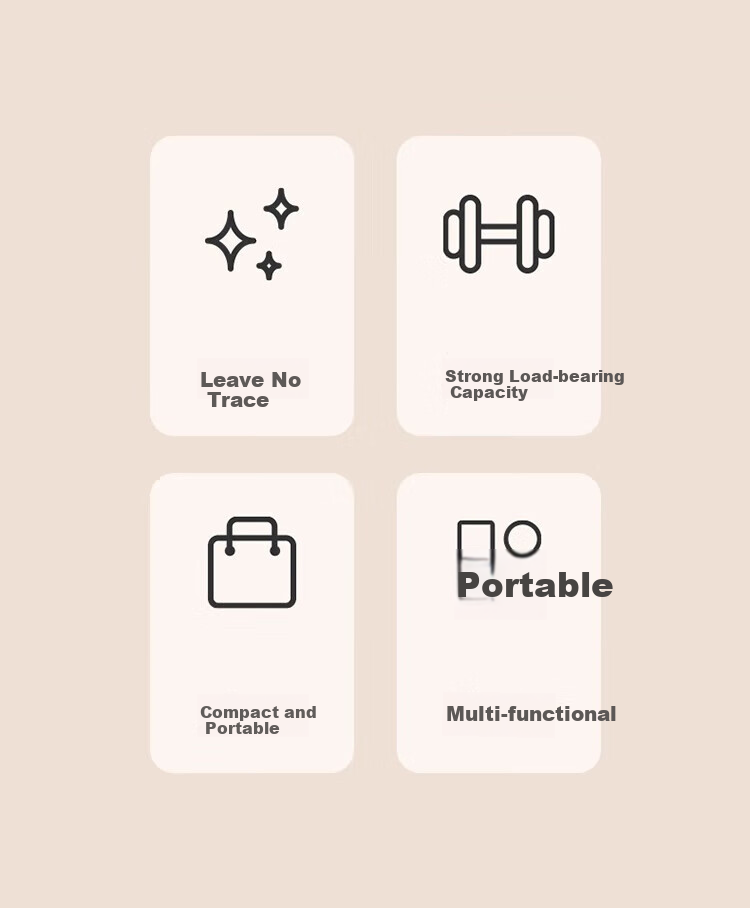KATEI STORY Hook, Bedside, Movable, Student Dormitory, ABS Material, No-Nail Installation, Weight Capacity 5kg, Backpack Hanger 2