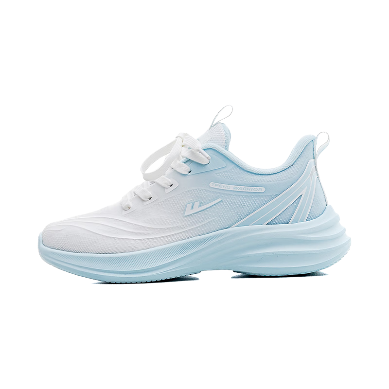 Huili Women's Mesh Sports Shoes, Breathable And Lightweight Running Shoes, Casual Shoes WXY4074 White Blue 38