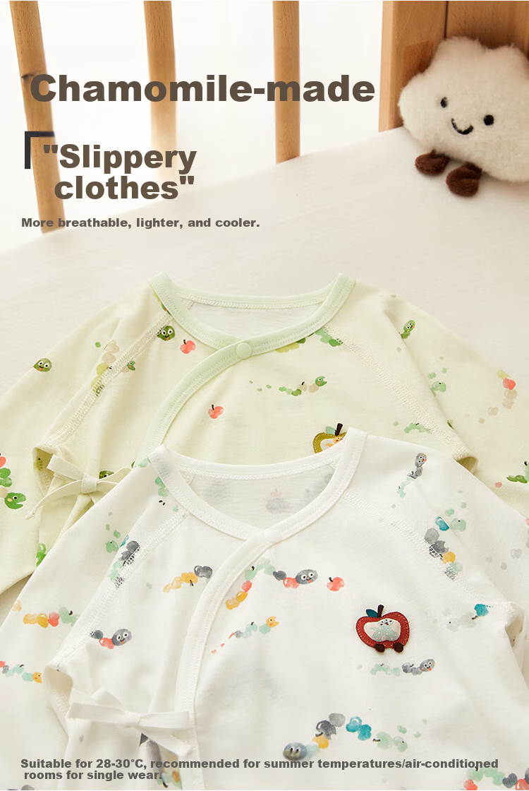 Wismorni Newborn Top, Summer Thin Style, Baby Summer Outfit, Maternity Ward Clothing 1