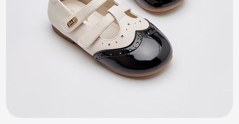 DAVE & BELLA Children's Non-Slip Leather Shoes, Autumn Girls' Soft-Soled Princess Shoes with Chanel-Inspired Style for Older Childre 19