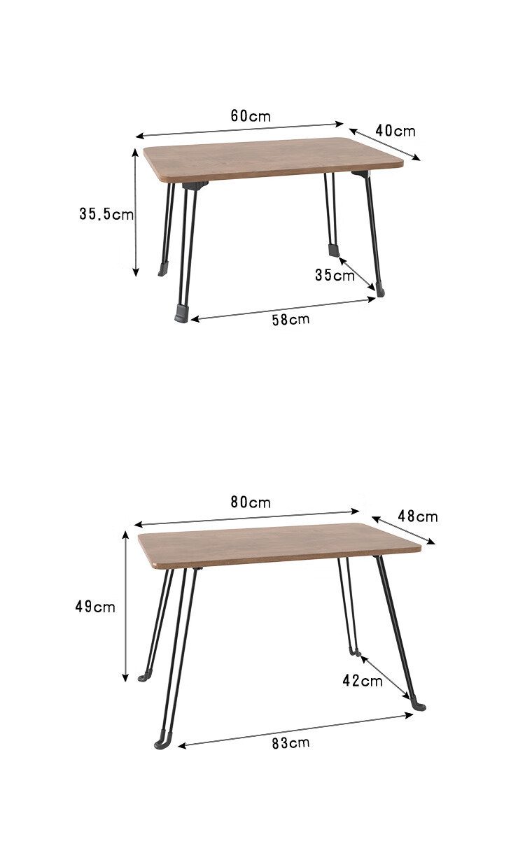 Yupin Foldable Bed Desk, Study Bedroom Office Table, Bay Window Simple Dormitory Student Computer Desk BGZ775 Thickened Versio 12