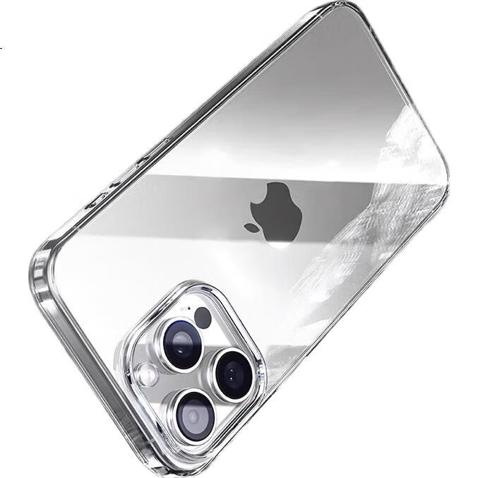 Чехол для iPhone 15 Pro Max KOOLIFE, прозрачный, противоударный, простой стиль, из ПК+ТПУ, с защитой от падения