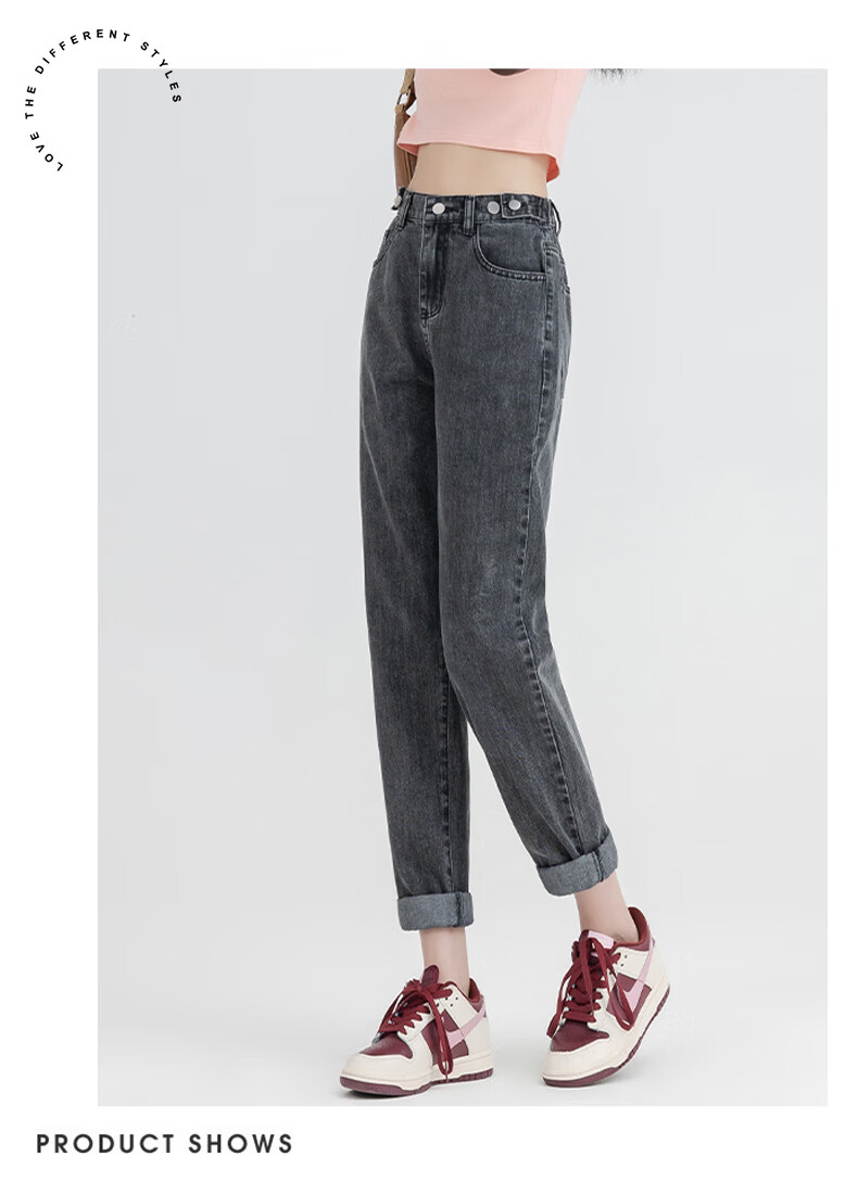 Jeanswest Women's Vintage Blue High-Waist Slim Straight Leg Jeans XS Autumn Casual 16