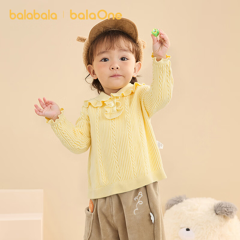 BALABALA Baby Sweater Children's Winter Knitwear Boys Girls Knit Sweater Cute 208424103204
