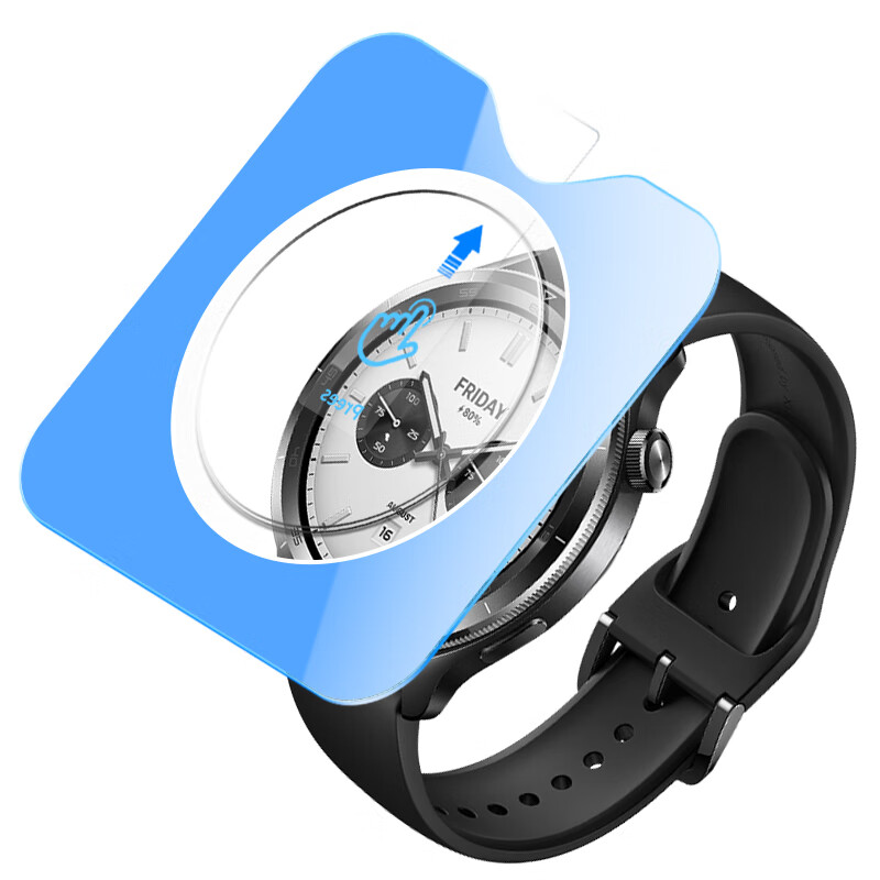 Freeson Tempered Glass Screen Protector for Xiaomi Watch S4, 41mm Smart Sports Watch Protective Film, Anti-Scratch, Anti-Fingerprint, [Quick Installation Positioning Device]