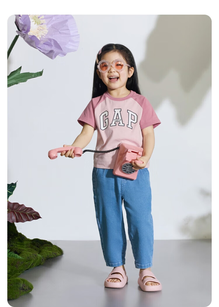 GAP Kids Unisex Summer Cotton Short Sleeve T-Shirt 838371 10