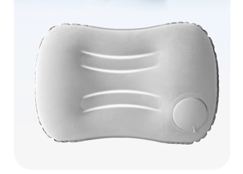 Etravel Inflatable Travel Lumbar Pillow Portable Press-to-Inflate Waist Support Cushion Green 5
