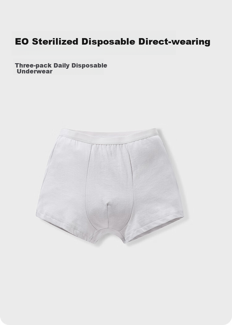 Annil Boys' Boxer Briefs, Three-Piece Set, 2025 Summer New Style, Combination 1 (Gray + Gray + Gray), Size 120 1