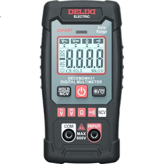 DELIXI ELECTRIC Цифровой мультиметр H31, мини, умный, с защитой от перегорания, бесконтактное измерение напряжения NCV