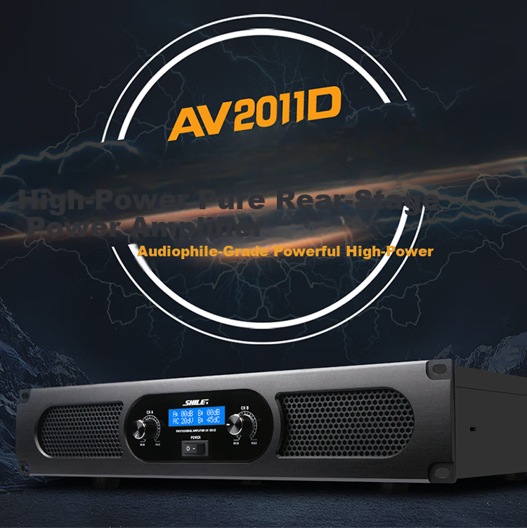 SHILE AV-2011D Pure Amplifier, Stage Performance Large-Scale Conference Multi-Functional Hall Lecture High-Power Amplifier System 9
