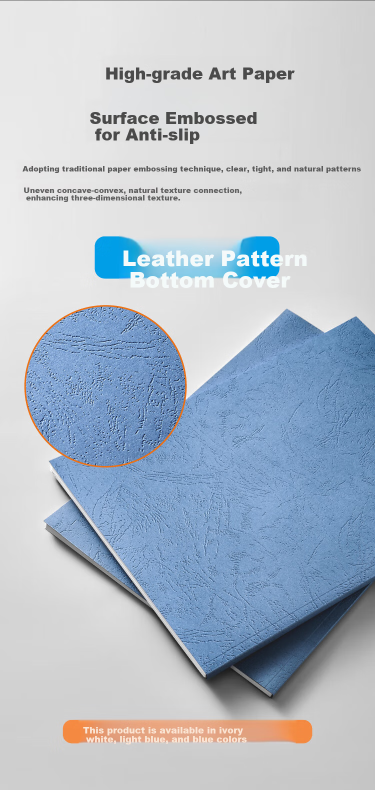 DSB (Disbi) High Transparency Thermal Binding Covers A4, Specialized Glue Binding Covers for Thermal Binding Machines, Light Blue, 6mm, Pack of 10 13