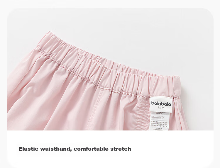 BALABALA [BalaOne] Baby Pants, Infant Casual Trousers, Girls' Style, Sweet And Trendy for Summer 2026 3