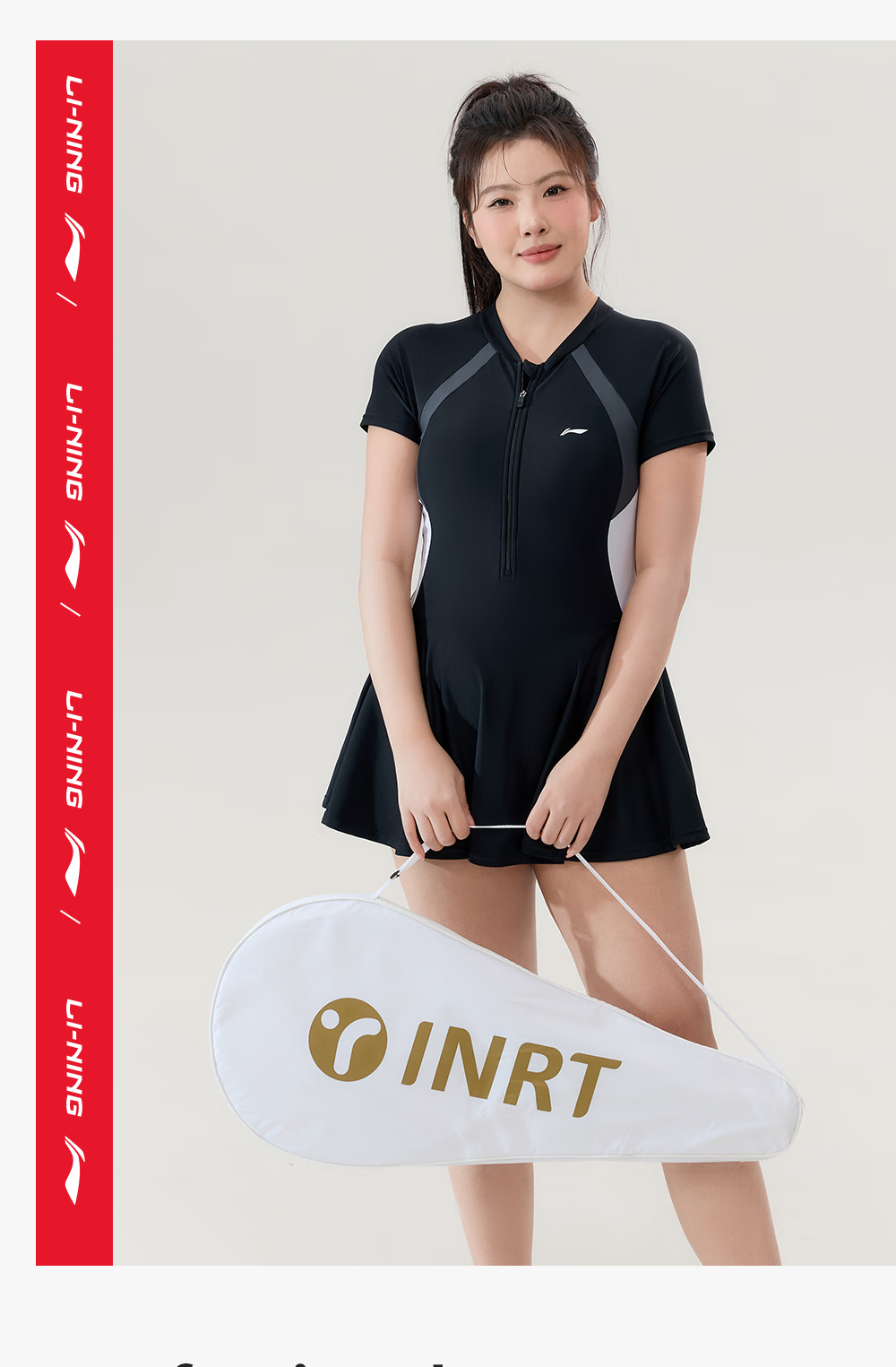 Li-Ning Plus Size Swimsuit for Curvy Women, Slimming Tummy Control One-Piece Swimsuit for Girls And Ladies, Suitable for 160-200 Lbs 28