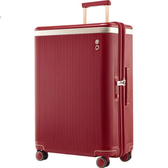 Чемодан Echolac Celebrity-Inspired Large-Capacity Suitcase для международных путешествий, красного цвета, 24-дюймовый PC142