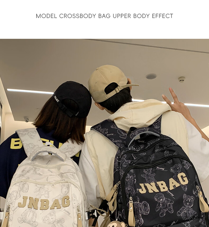 JINSHIWQ Backpack for Middle and High School Students, College Students, Boys and Girls, Large Capacity, Grades 3-6, Ergonomic Spine Protection Shoulder Bag 11