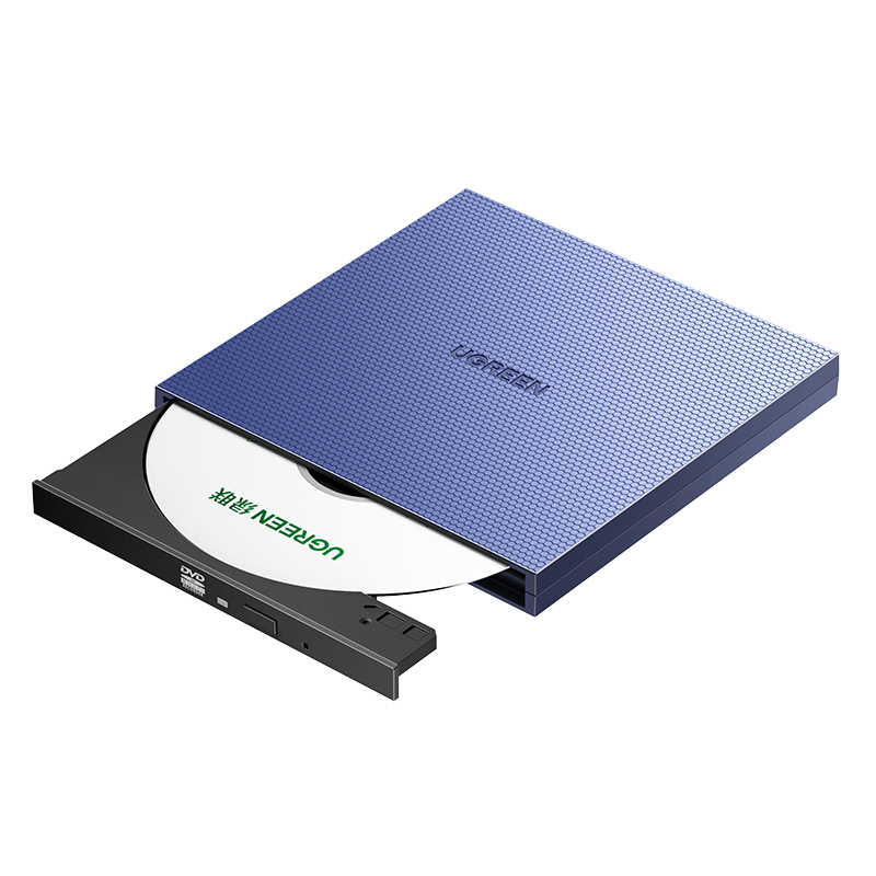 UGREEN External USB Optical Drive Portable Burner, 8x High-Speed Read And Write All-In Compatible with Laptops for DVD/CD Discs, Portable Player And Reader CM138/40576