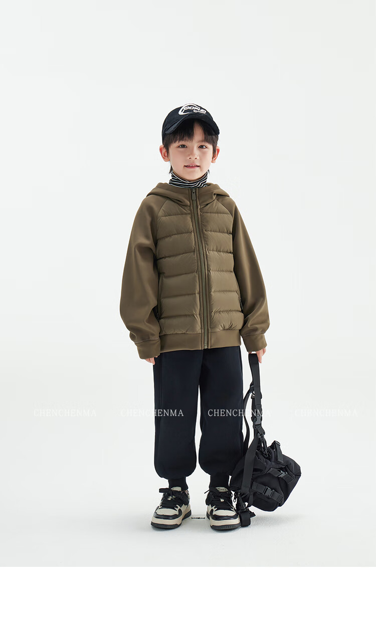 Chenchenma [Popcorn] Girls' Casual Pants, New Winter Style with Fleece Lining, Thickened All-In Warm Children's Joggers, 6837D 16