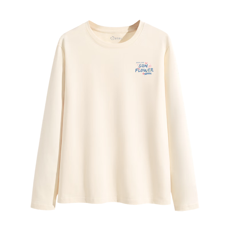 Urban Beauty Women's Long Sleeve T-Shirt 2026 New Spring Autumn Cotton Casual Loose Fit Top