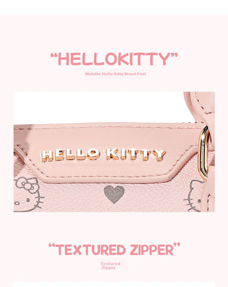 Mesuca X Hello Kitty Handbag, New Women's Bag for Commuting And Casual Wear, Shoulder Pillow Bag with Gift Box, Birthday Gift for Wome 8
