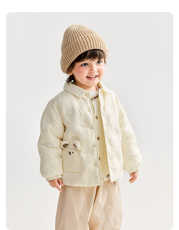 BALABALA Baby Down Jacket Shirt-Style Coat Boys Girls Winter 2025 [Mall Same Style] 201425107202 3