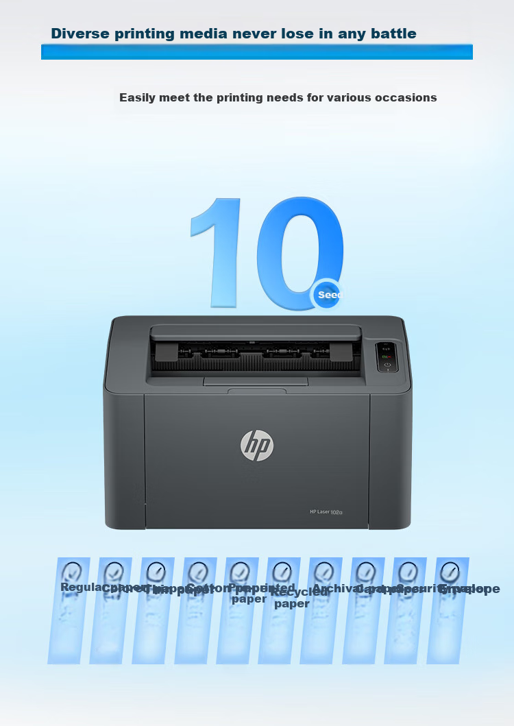 HP LaserJet 102a Black And White Laser Printer for Home, Office, And Commercial Use. Compact And Simple Design. Battle Series. One-Year Original On-Site Service 2