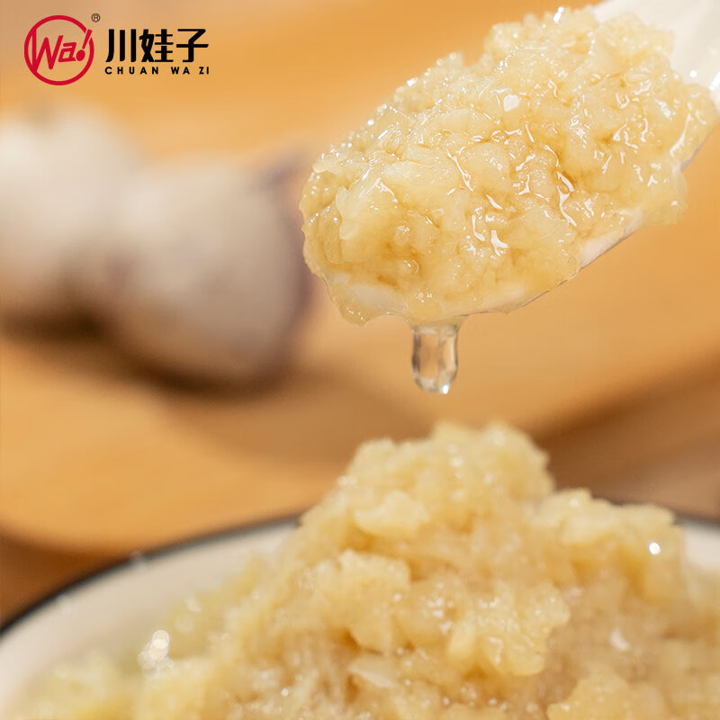 川娃子 蒜蓉酱 蒜泥酱 火锅烧烤蒜蓉小龙虾生蚝调味料 烤肉蘸料 240g