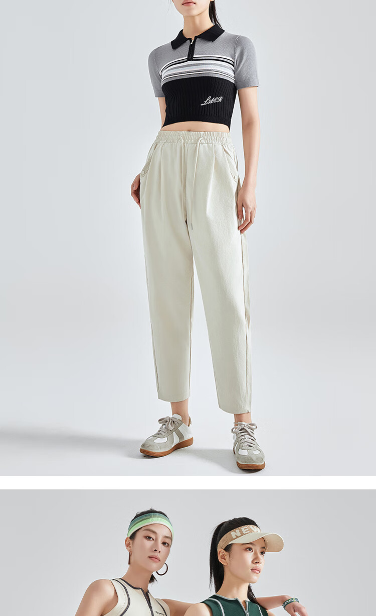 LangSha Straight-Leg Pants for Women, 2025 Summer New Fashion Loose Casual Pants, Lightweight Breathable Carrot Pants 22