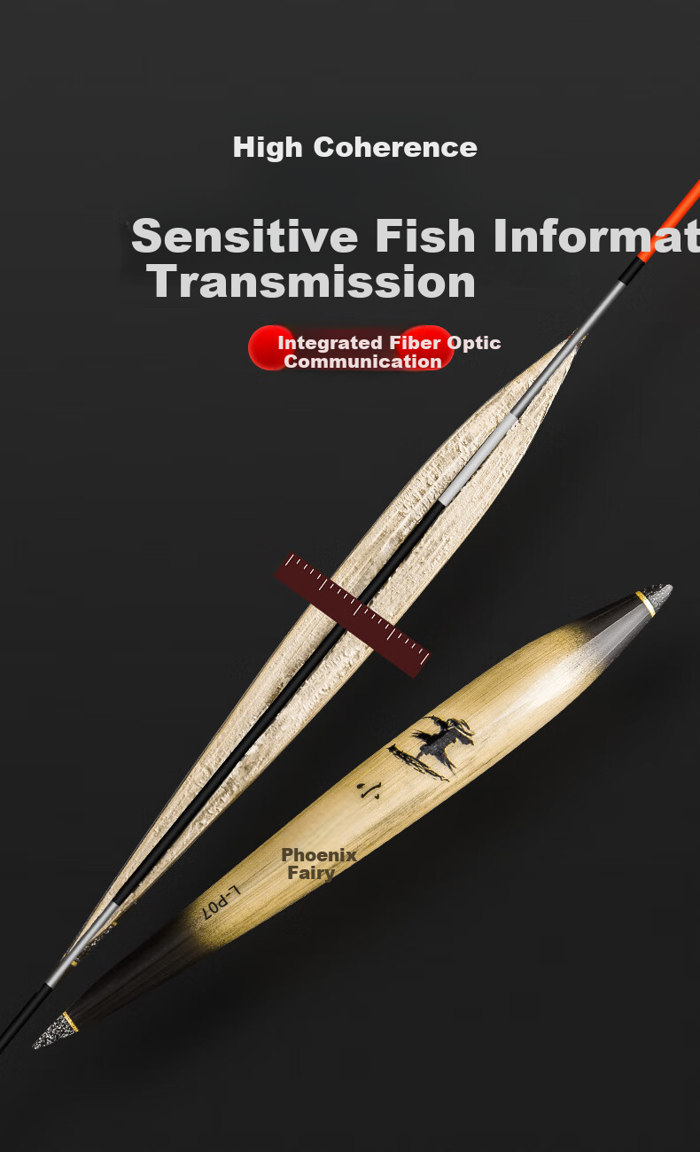 Xiaofengxian L-P04 Carp And Bighead Carp Mixed Breeding Reed Float, Highly Sensitive, Eye-Catching, Thickened Stroke, Big Fish Float, Black Pit Buoy, Fishing Tackle 8